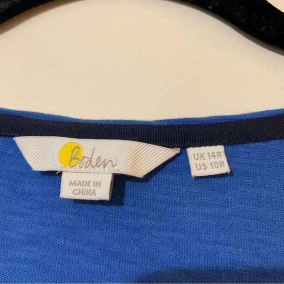 Boden Paulina Jersey Dress in Blue Size 10 - Picture 8 of 13